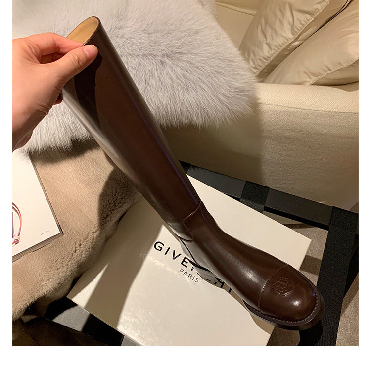 Bellanica - The New Back Zipper And Tall But Knee Boots