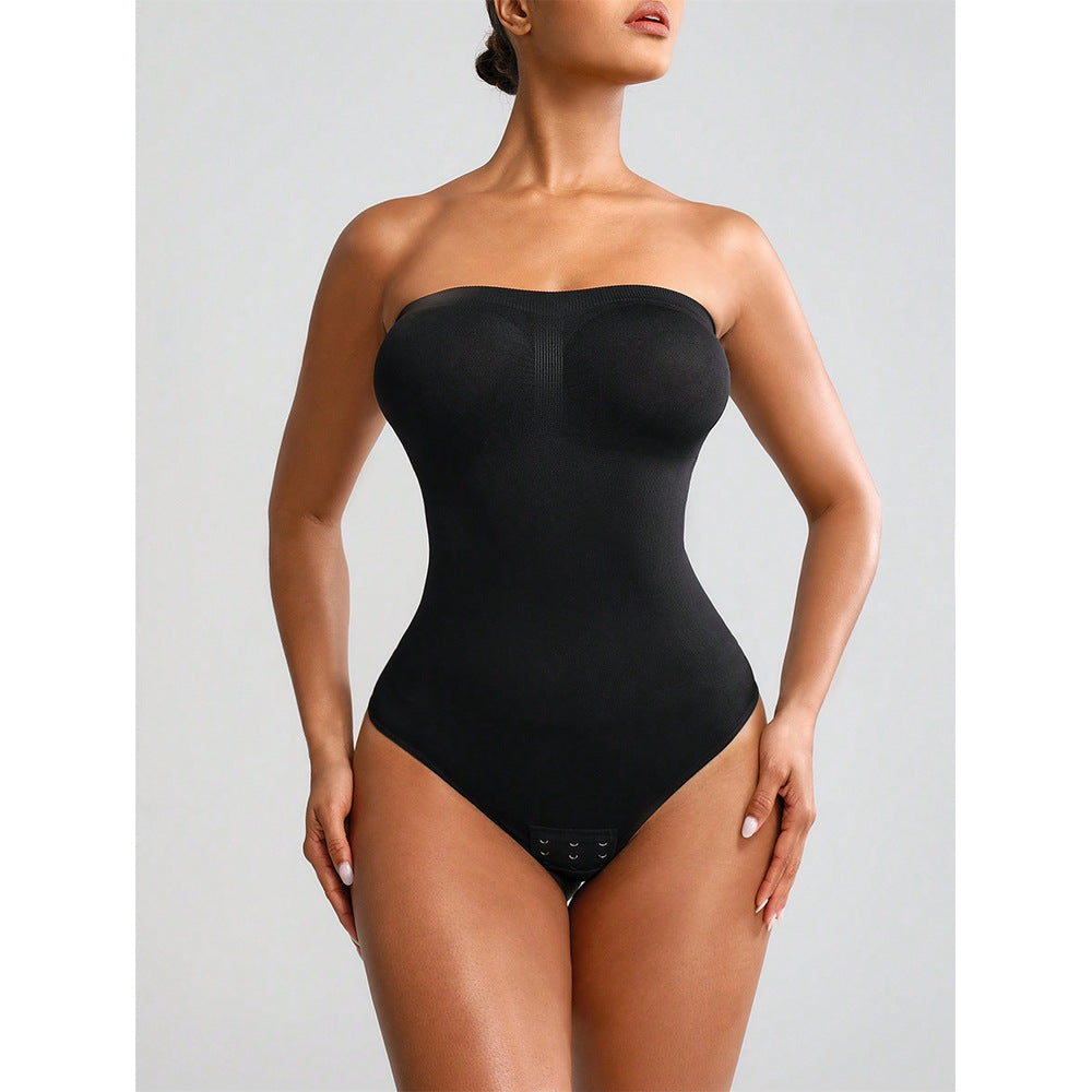 Shapewear Jumpsuit with Adjustable Straps - detail