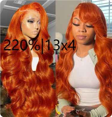 Long Curly Real Hair Headband Wig