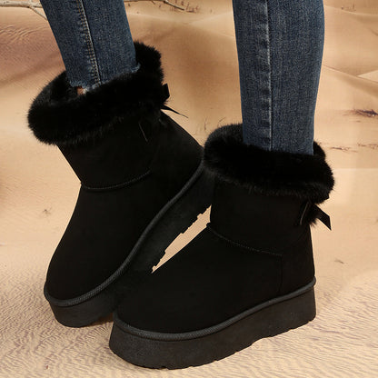 Bellanica - Bow-Knot Warm Snow Boots