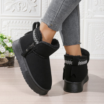 Bellanica - Zipper Platform Winter Boots