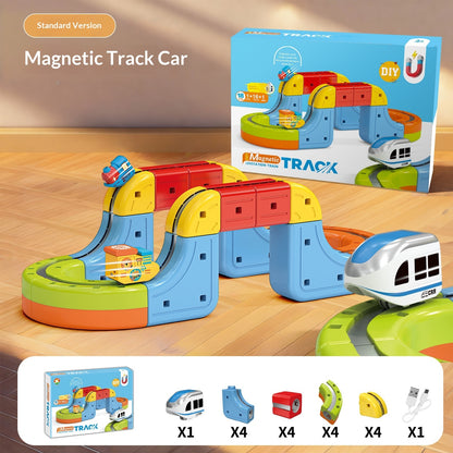 Bellanica - Magic 3D Track Car Children's Magnetic Building Blocks