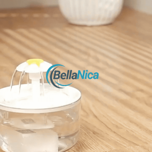 Automatic Pet Water Fountain - side view