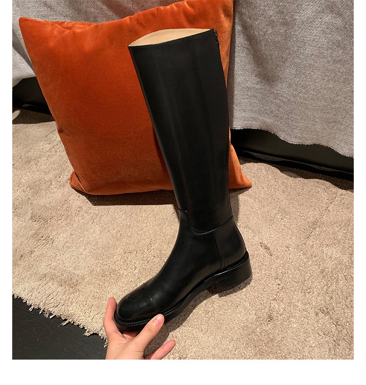 Bellanica - The New Back Zipper And Tall But Knee Boots