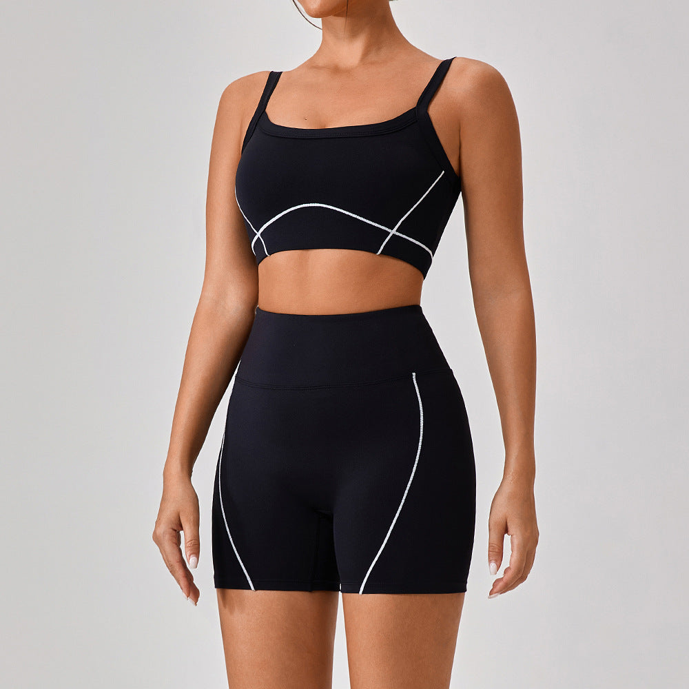 Outdoor Sports Yoga Fitness Outfit Set - side view
