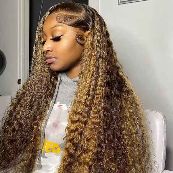 Fashionable Piano-Color Front Lace Wig